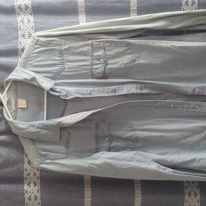 Levis denim button down shirt